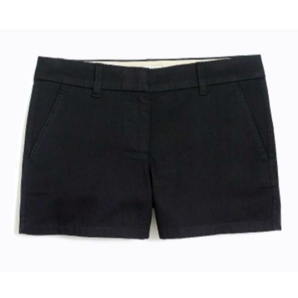 J. Crew Pants - J. Crew Shorts Black Cotton Chino Women’s size 2